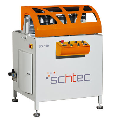 シングルヘッド切断機 - SS 110 - SCHTEC MACHINERY - ナイフ / アルミニウム用 / ポリ塩化ビニル用