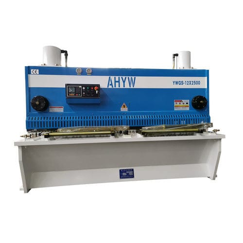 油圧式せん断機 - YWGS-12X2500 E21S - Anhui Yawei Machine Tool Manufacturing Co., Ltd. - プレート / ギロチン式 / CNC