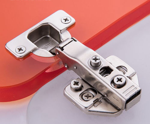 スチール製蝶番 - A08F - Guangdong Aosite Hardware Precision Manufacturing Co., Ltd. - 組み込み式 / ドア用 / 調節可能