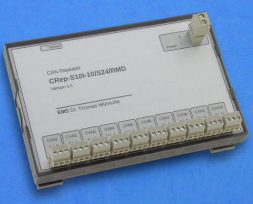 CAN反復ディスプレイ - CRep S10I - EMS Dr. Thomas Wünsche e.K. - 産業用 / ネットワーク / 24VDC