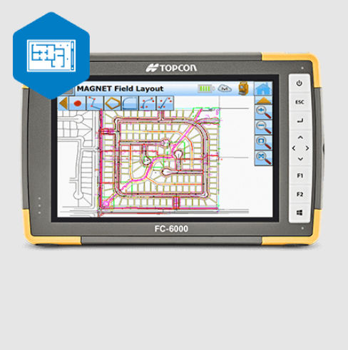 インターフェイスソフトウェア - MAGNET Field Layout - TOPCON - 制作用 / 検査 / 接続