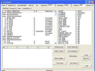 バグ取りソフトウェア - MACREGIO - JVL A/S - プログラマブル ロジック コントローラ / モ－タ－用 / Windows
