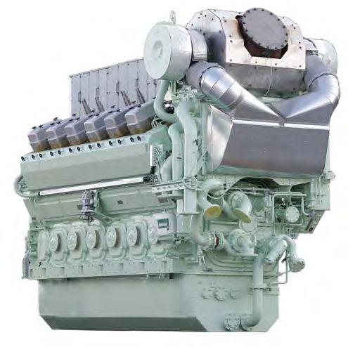 ディーゼルエンジン - Bergen C25:33 - Rolls Royce - 4気筒 / ターボ過給機付き