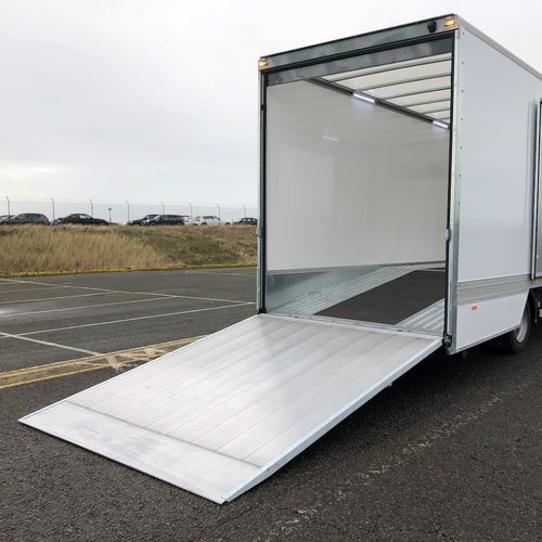 トラック用搭載用スロープ - DH-AM.25 - Dhollandia - 車両用 / トラックへの取り付け可能 / 固定式