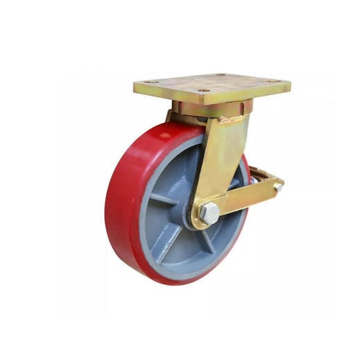 回転キャスター - 1T/2T - Taizhou Wanda Casters & Hardware Mfg. Co., Ltd. - ベースプレート / ブレーキ付き / オーダーメイド