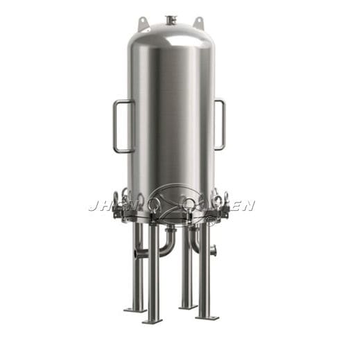 カートリッジ式フィルターハウジング - JTGDB series (lenticular) - Wenzhou Jhenten Machinery Co., Ltd. - 液体用 / ステンレススチール製 / 食品および飲料産業用