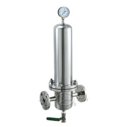 カートリッジ式フィルターハウジング - JTGKG series - Wenzhou Jhenten Machinery Co., Ltd. - ガス用 / PTFE / ステンレススチール製