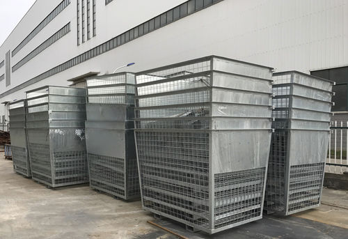金属製廃棄物コンテナ - Hero Equipment (Yangzhou) Co., Ltd. - 産業廃棄物用 / 開放型 / 積み重ね式