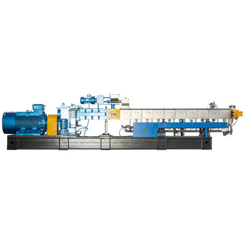 ツインスクリュー押出機 - TSH-75B - Nanjing Haisi Extrusion Equipment Co., Ltd. - ゴム用 / TPE用 / コンパクト