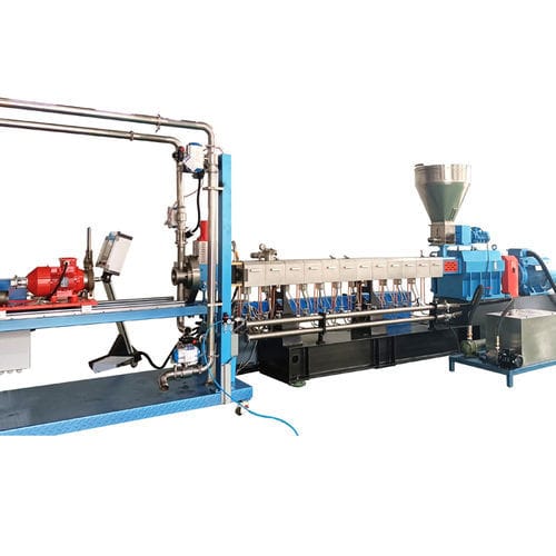 ツインスクリュー押出機 - TS series - Nanjing Haisi Extrusion Equipment Co., Ltd. - 造粒用 / EVA用 / 水中造粒可能
