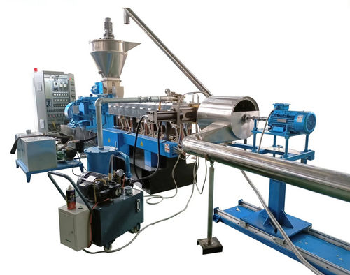 ツインスクリュー押出機 - TSE-40 - Nanjing Haisi Extrusion Equipment Co., Ltd. - 造粒用 / 生分解性熱可塑用
