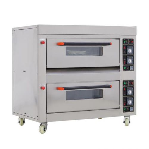 床設置式食品産業用オ－ブン - HLY-204BS - Guangzhou Hongling Electric Heating Equipment - 階層型 / パン用 / 加熱