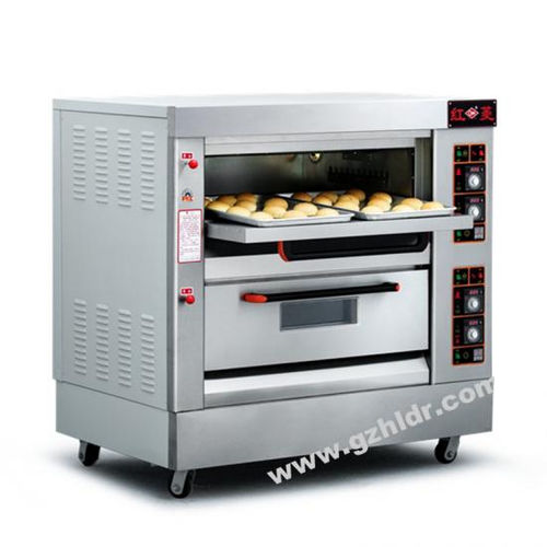 床設置式食品産業用オ－ブン - HLY-204 - Guangzhou Hongling Electric Heating Equipment - 階層型 / パン用 / 加熱