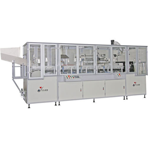 自動スクリ—ン印刷機 - YD-SPA101/1C - Dongguan Yaodong Machinery Manufacturing Co., Ltd. - モノクロ / プラスチック製ボトル用 / UV硬化ユニット付
