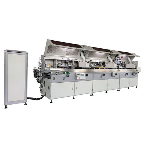 自動スクリ—ン印刷機 - Dongguan Yaodong Machinery Manufacturing Co., Ltd. - 全自動 / 3色 / プラスチック製ボトル用