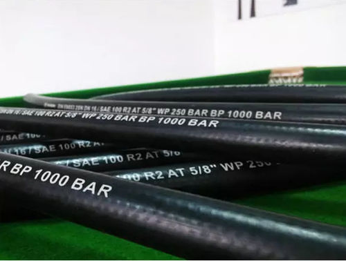 油圧ホース - SAE 100 R2AT - Qingdao Hyrubbers Co., Ltd. - 合成素材 / スチール製 / 農業