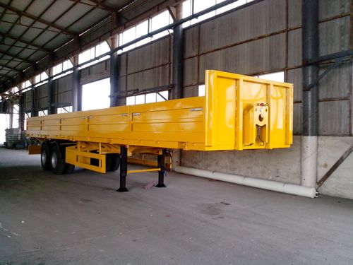 コンテナセミ トレーラー - Shandong Liangshan Huayu Group Auto Manufactory Co., Ltd. - 貨物用 / 2軸 / 牽引式