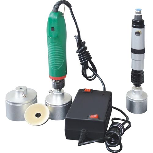 空圧式スクリューキャッピング機 - Zhejiang Haizhou Packing Machine Co., Ltd. - 手動式 / ガラスビン用 / プラスチックスクリューキャップ用