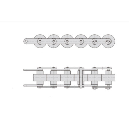 トランスミッションチェーン - BS sries - Hangzhou Qianjiang Chain Industries Company - ローラー / ダブル