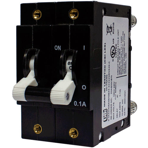 油圧-磁性遮断器 - D2P series - CBI-electric: low voltage - AC / バイポーラ型 / 手動リセット