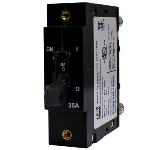 油圧-磁性遮断器 - D2P series - CBI-electric: low voltage - DC / モジュラー / 手動リセット