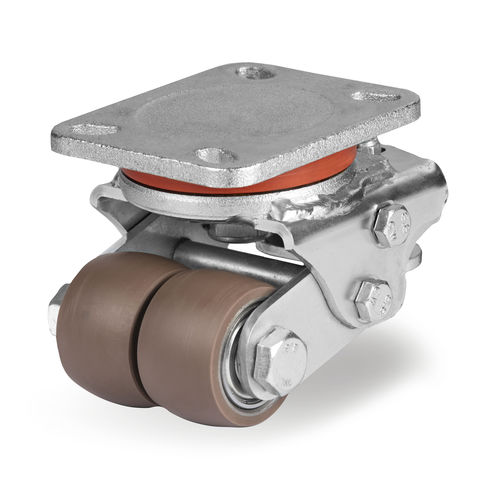 バンド式車輪 - Compact Castors - Tellure Rôta - 金属製 / ポリウレタン製 / ハンドリング用