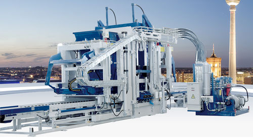コンクリート製ブロックと敷石製造機 - ZN series - Quangong Machinery Co., Ltd. - 定置型