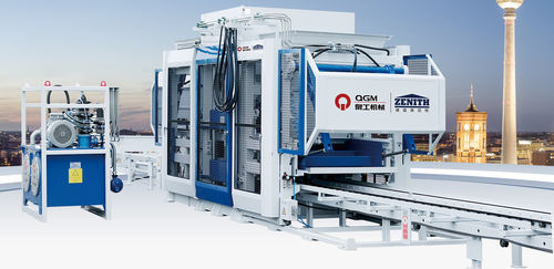 コンクリート製ブロックと敷石製造機 - ZN1200S  - Quangong Machinery Co., Ltd. - 定置型