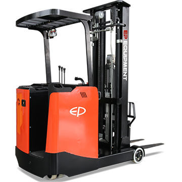 電動式リーチ型フォークリフト - CQD15S - EP Equipment - スタンドオン / 倉庫用 / 狭通路用