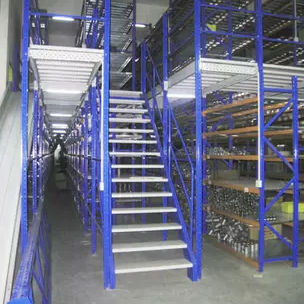 多段メザニンラック - Nanjing Weida Logistics Equipment Company - パレット式陳列棚 / 重荷重用 / 倉庫用