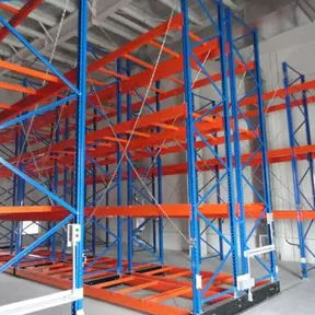 移動式ラック - Nanjing Weida Logistics Equipment Company - コンパクト / パレット