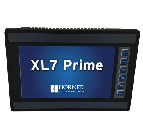 組み込みタッチパネル式HMI付PLC - XL7 Prime - Horner Automation - 一体型 / E/S内蔵 / RS485