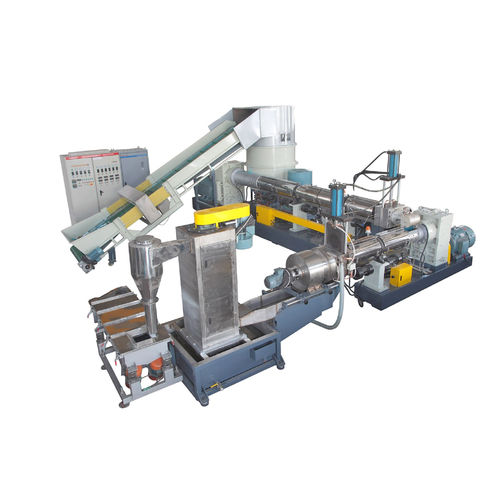 プラスチックリサイクルユニット - ZHANGJIAGANG QING CHEN YU MACHINERY CO., LTD. - 袋用 / ペレタイジング付き