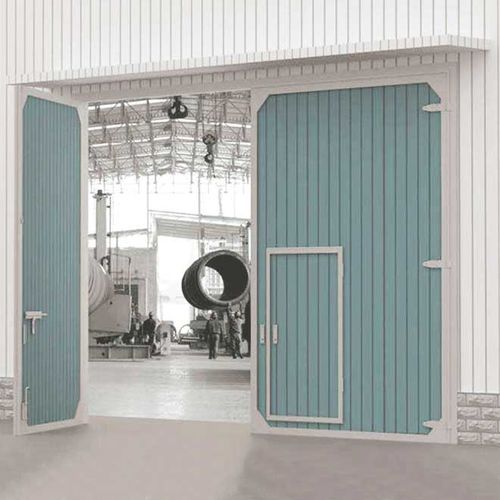 業務用ドア - YUOU (LUOYANG) DOORS AND WINDOWS TECHNOLOGY CO., LTD. - ヒンジ付き / スチール製 / ガラス製