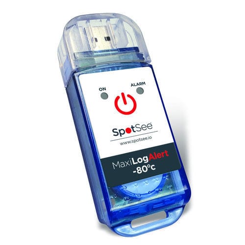 使い捨てデータロガー - MaxiLog - SpotSee - 温度 / USB / 製薬用