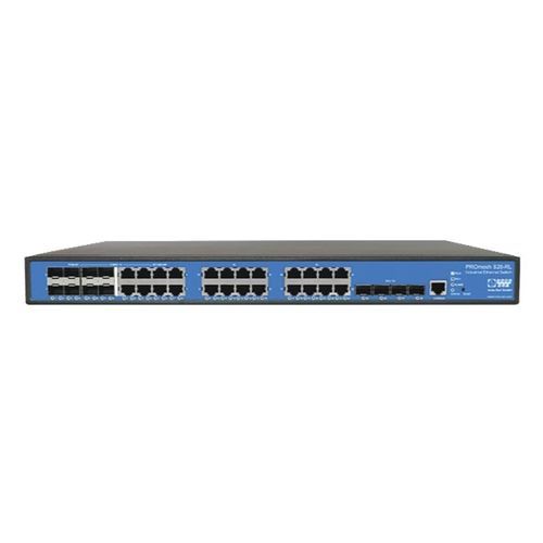 産業用イーサネットスイッチ - PROmesh B28-RL - Indu-Sol GmbH - 管理型 / 28 ポート / レベル 3