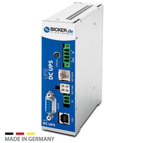 24V無停電電源装置 - UPSI-2406D - Bicker Elektronik GmbH - 24VDC / 電気二重層コンデンサ付き / コンパクト