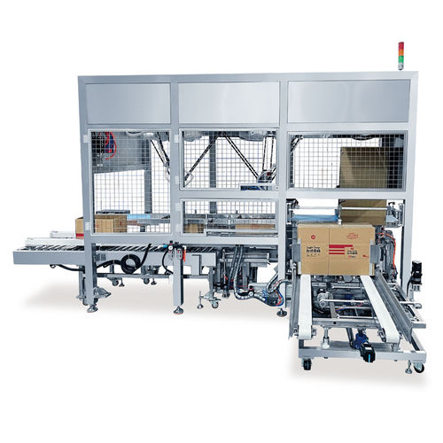 横型ケース包装機 - EZX3000 - Foshan Aokai machinery Technology Co.,Ltd - ピックアンドプレース タイプ / 連続動作式 / 全自動