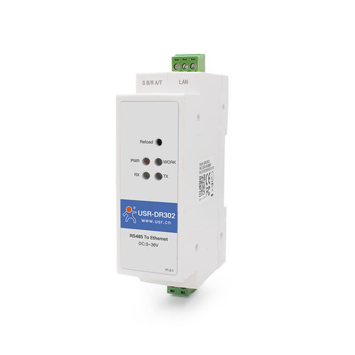 DINレール変換器 - USR-DR302  - Jinan USR IOT Technology Limited - 通信 / デジタル / イーサネット