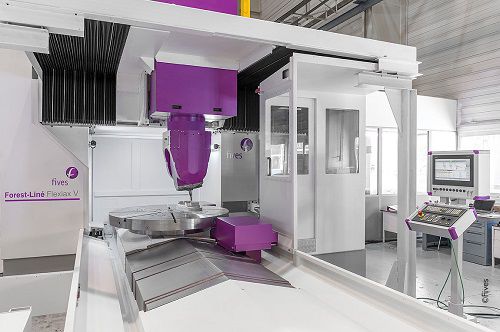 CNCフライス加工センター - FOREST-LINÉ FLEXIAX V - Fives Machining - 縦型 / 5軸 / 高生産性