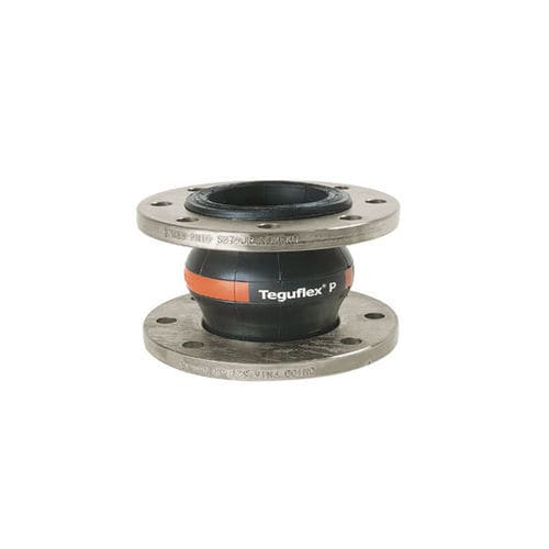 ゴム製伸縮管継手 - TEGUFLEX® P - Trelleborg Expansion Joints/トレルボルグ - 円形 / フランジ取り付け / 水