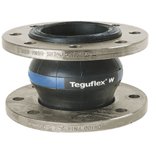 ゴム製伸縮管継手 - TEGUFLEX® W - Trelleborg Expansion Joints/トレルボルグ - 円形 / フランジ取り付け / 研磨メディア用