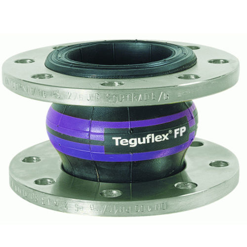 ゴム製伸縮管継手 - TEGUFLEX® W - Trelleborg Expansion Joints/トレルボルグ - 円形 / フランジ取り付け / 化学産業用