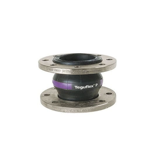 ゴム製伸縮管継手 - TEGUFLEX® P - Trelleborg Expansion Joints/トレルボルグ - 円形 / フランジ取り付け / 化学産業用
