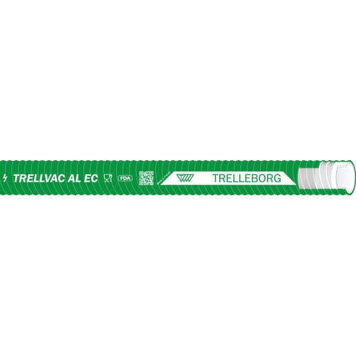 食品用ホース - TRELLVAC AL EC  - Trelleborg Industrial Hose - 化学製品用 / 粉末用 / 研磨製品用