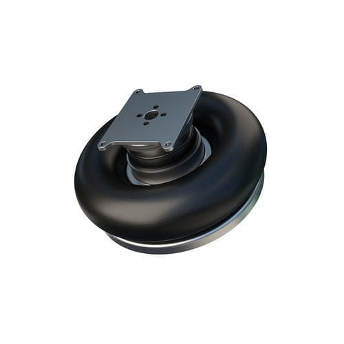 圧縮スプリング - Trelleborg Antivibration Solutions - 円錐 / 空気式 / レール用