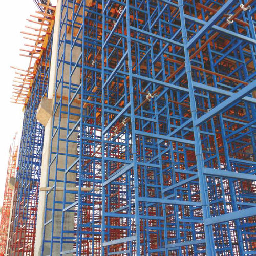 固定型足場櫓 - H-TOWER - OZLER FORMWORK AND SCAFFOLDING SYSTEMS - 外壁 / モジュール式