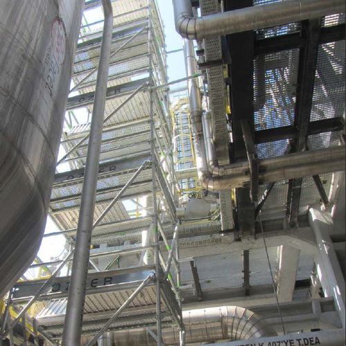 固定型足場 - UNISCAFF - OZLER FORMWORK AND SCAFFOLDING SYSTEMS - 外壁 / モジュール式