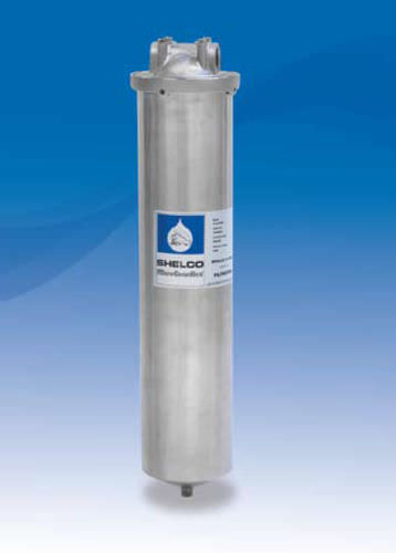 単一カートリッジフィルターハウジング - FLD series - Shelco Filters - 圧縮空気用 / ステンレススチール製