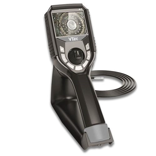 フレキシブルビデオ内視鏡 - M - NDTec AG - 携帯型 / メモリカード付き / UV